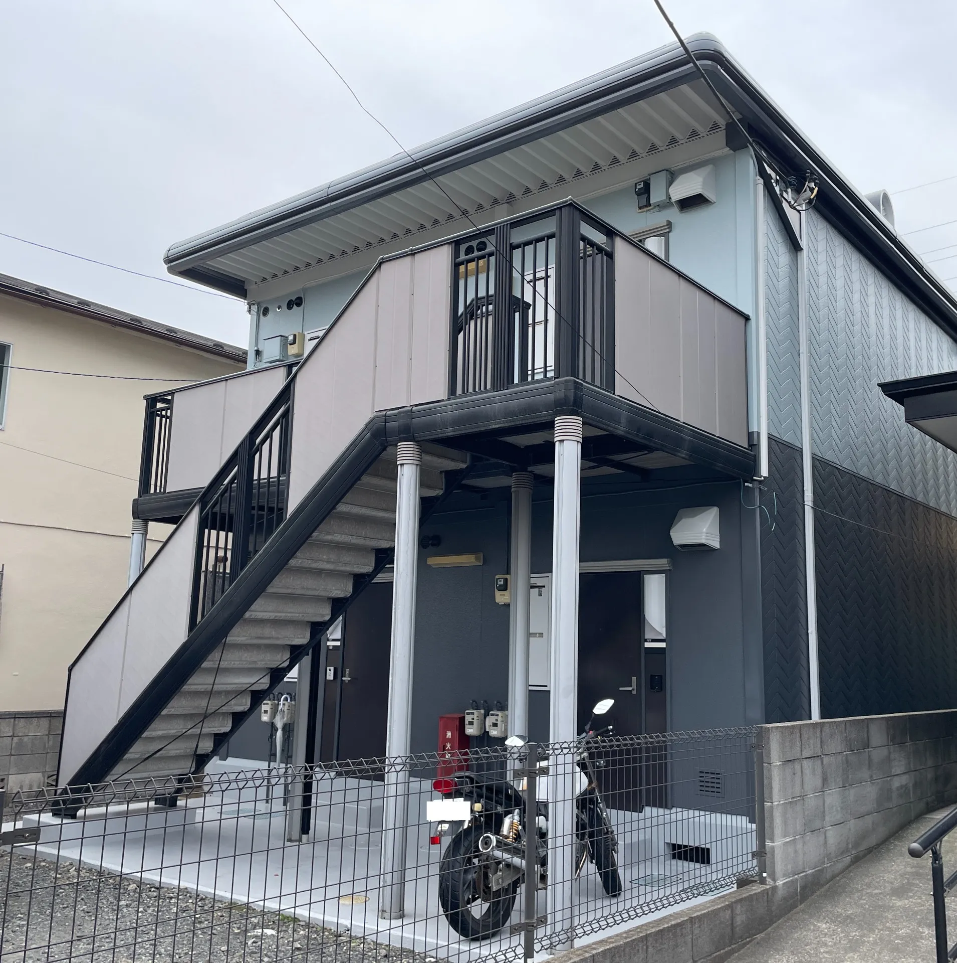 賃貸アパート 外部塗装工事
